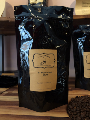 Valmandin Le Tigre Blond Blend café gourmet Valmandin, grains 100% arabica torréfiés à la main